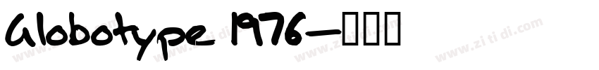 Globotype 1976字体转换